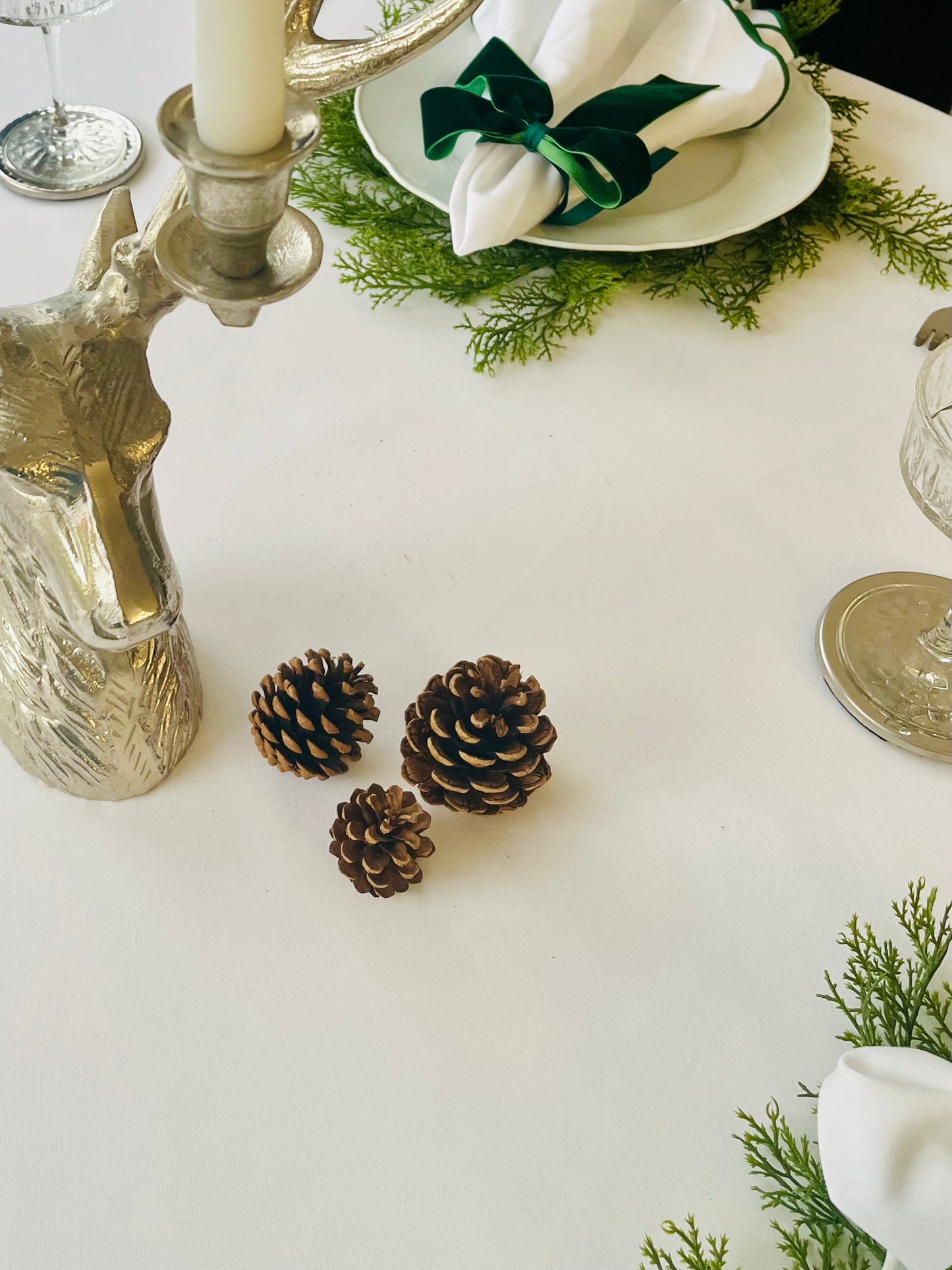Winter Stag Tablescape Box – Complete Festive Seasonal Table Decor