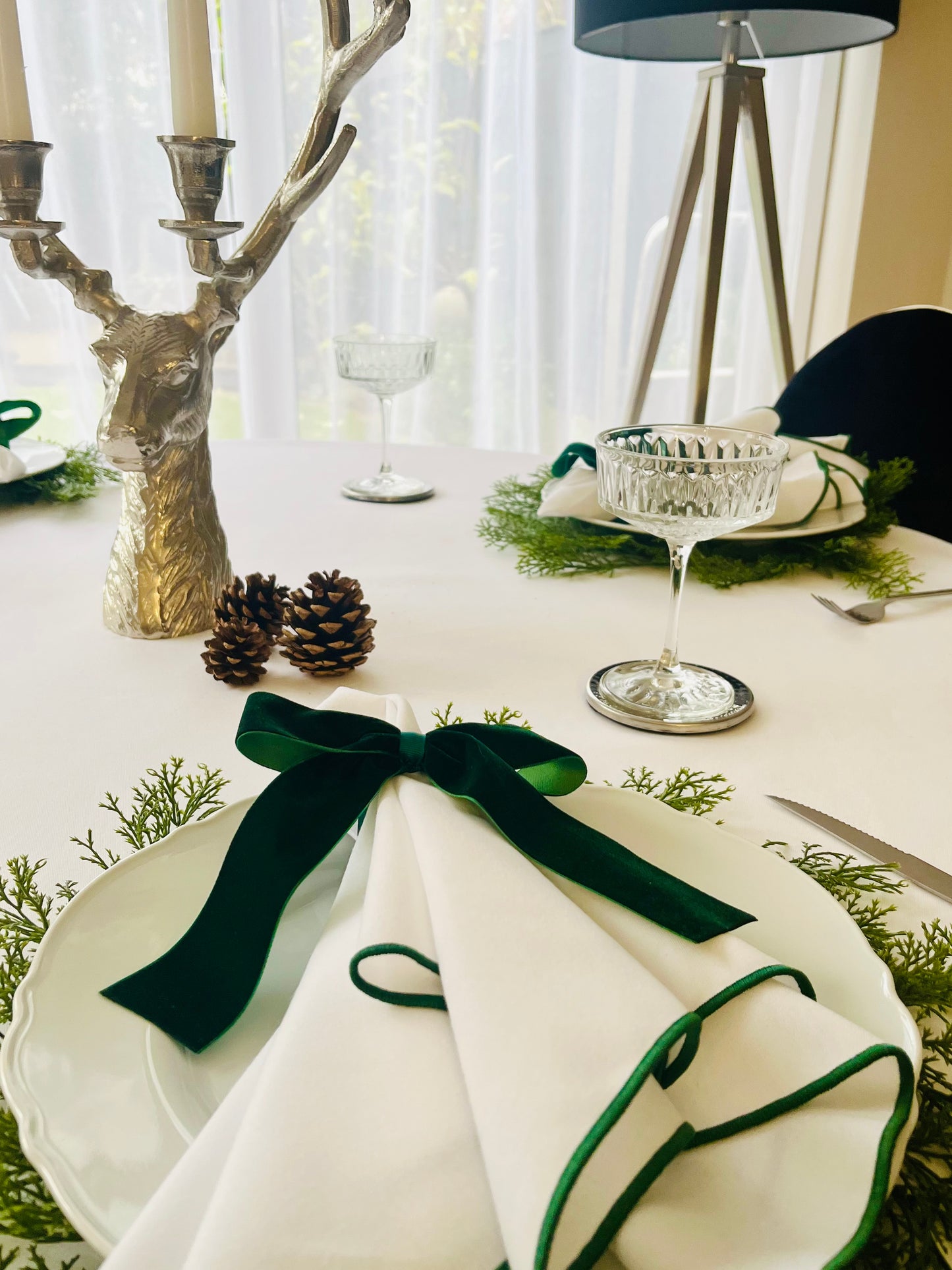 Winter Stag Tablescape Box – Complete Festive Seasonal Table Decor
